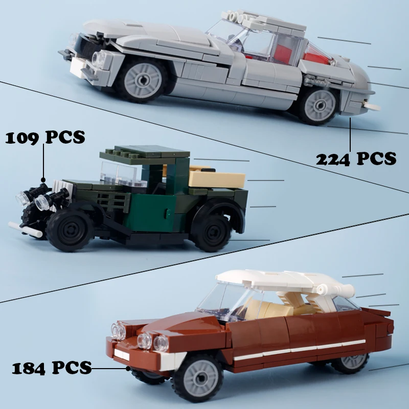 MOC City Street View Retro Car Building Blocks Military Soldier Figures Pickup Truck Vehicle Accesssories Bricks Friends Toy Boy
MOC City Street View Retro Car Building Blocks Military Soldier Figures Pickup Truck Vehicle Accesssories Bricks Friends Toy Boy