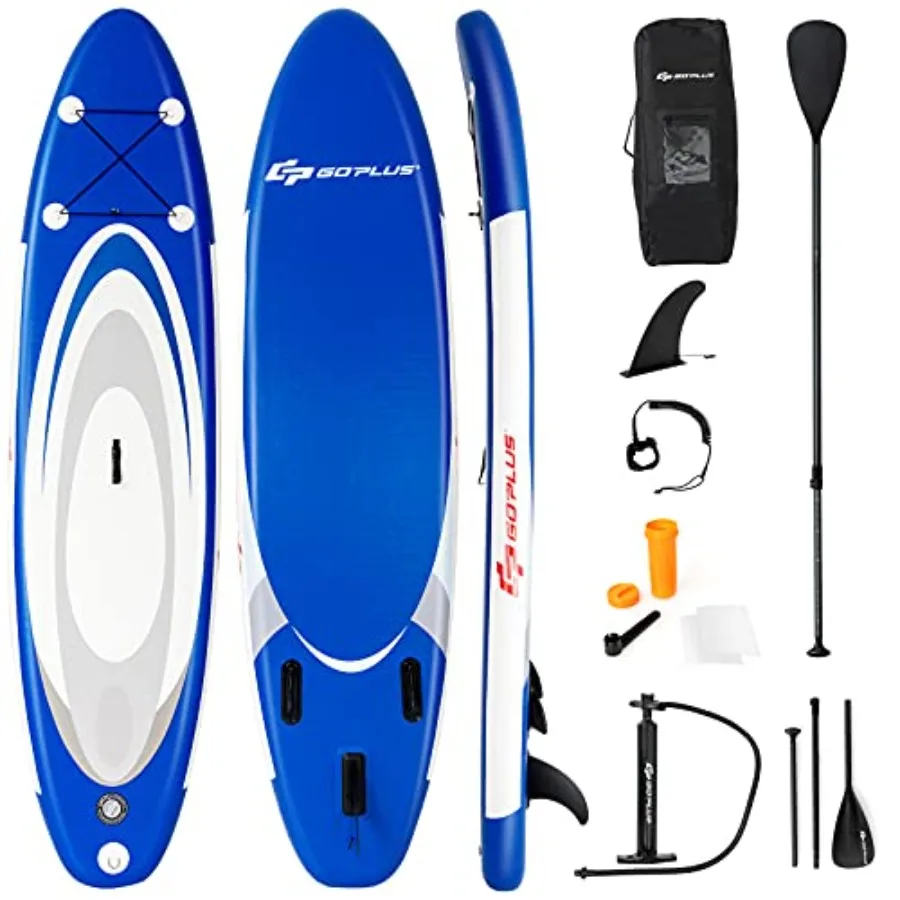 Inflatable Stand up Paddle Board for adults PVC drop-stitch material blue 6 thick includes adjustable aluminum paddle leash car
Inflatable Stand up Paddle Board for adults PVC drop-stitch material blue 6 thick includes adjustable aluminum paddle leash car