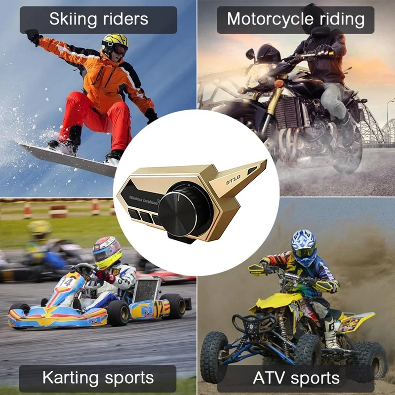 BT18 Moto Intercom Bluetooth V5.0 Helmet Headset Stereo Helmet Earphone With Handsfree Motorcycle FM Radio Headsets
BT18 Moto Intercom Bluetooth V5.0 Helmet Headset Stereo Helmet Earphone With Handsfree Motorcycle FM Radio Headsets
