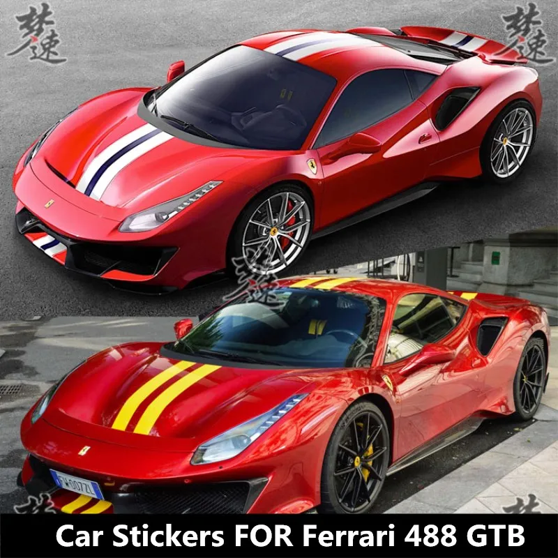 Car Stickers FOR Ferrari 488 GTB body modification Custom sports fashion car decal accessories
Car Stickers FOR Ferrari 488 GTB body modification Custom sports fashion car decal accessories