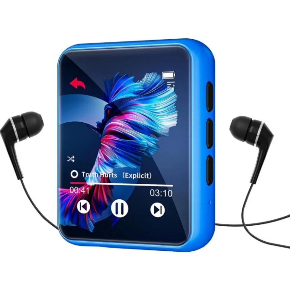 MP3 Player with Bluetooth 5.0 Portable HiFi Lossless Sound MP3 Music Player and FM Radio Recorder E-Book 2.4 inch Screen Maximum
MP3 Player with Bluetooth 5.0 Portable HiFi Lossless Sound MP3 Music Player and FM Radio Recorder E-Book 2.4 inch Screen Maximum