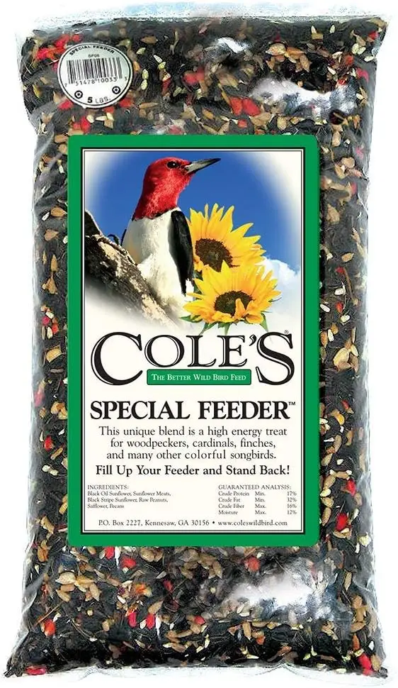 20lb High-Energy Bird Seed Mix for All Feeders
20lb High-Energy Bird Seed Mix for All Feeders