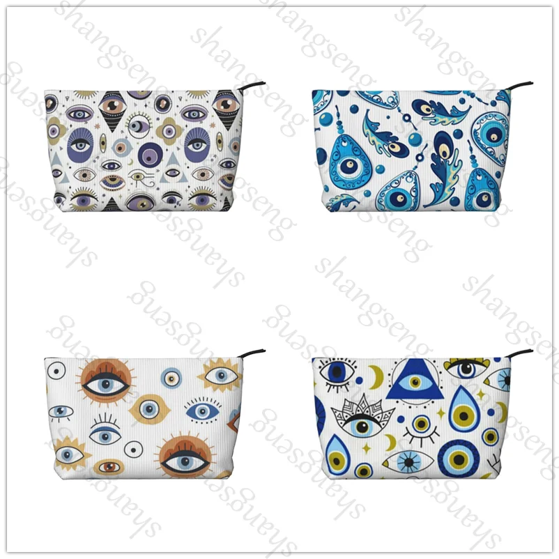 Amulet from the Evil Eye Magic Eye Corduroy cosmetic bag toiletry storage bags ladies box luxury travel zipper storage bag
Amulet from the Evil Eye Magic Eye Corduroy cosmetic bag toiletry storage bags ladies box luxury travel zipper storage bag