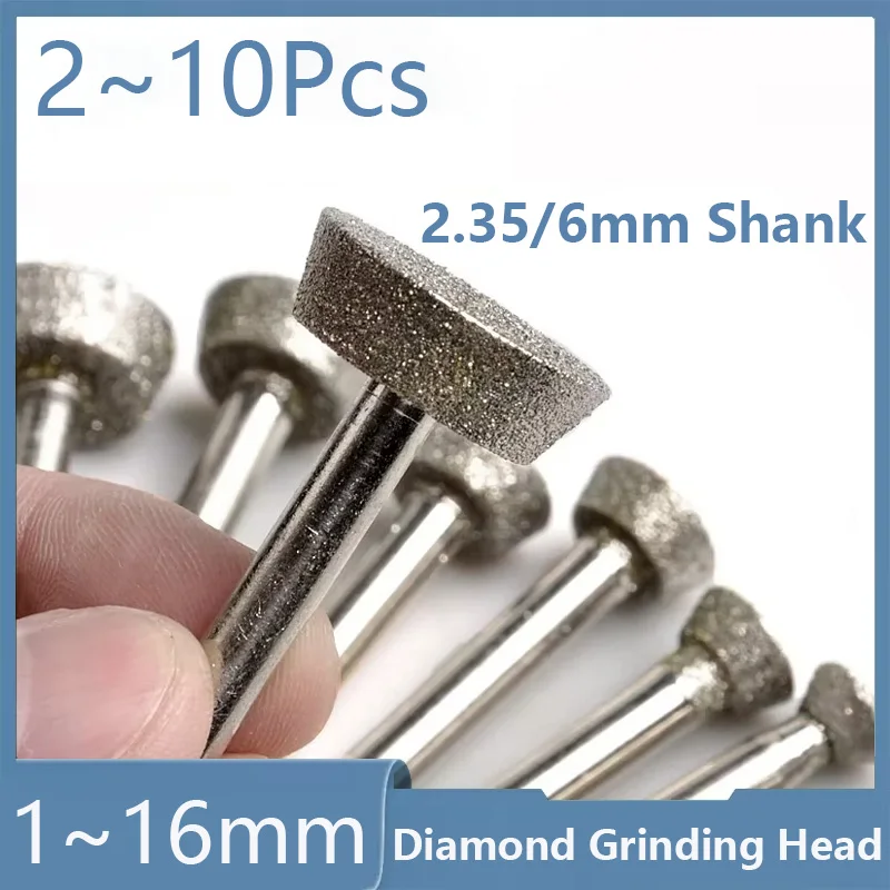 Diamond Grinding Head Shank 2.35/3mm Inverted Trapezoid Polishing Engraving Bit for Jade Glass Carving Abrasive Rotary Tool
Diamond Grinding Head Shank 2.35/3mm Inverted Trapezoid Polishing Engraving Bit for Jade Glass Carving Abrasive Rotary Tool