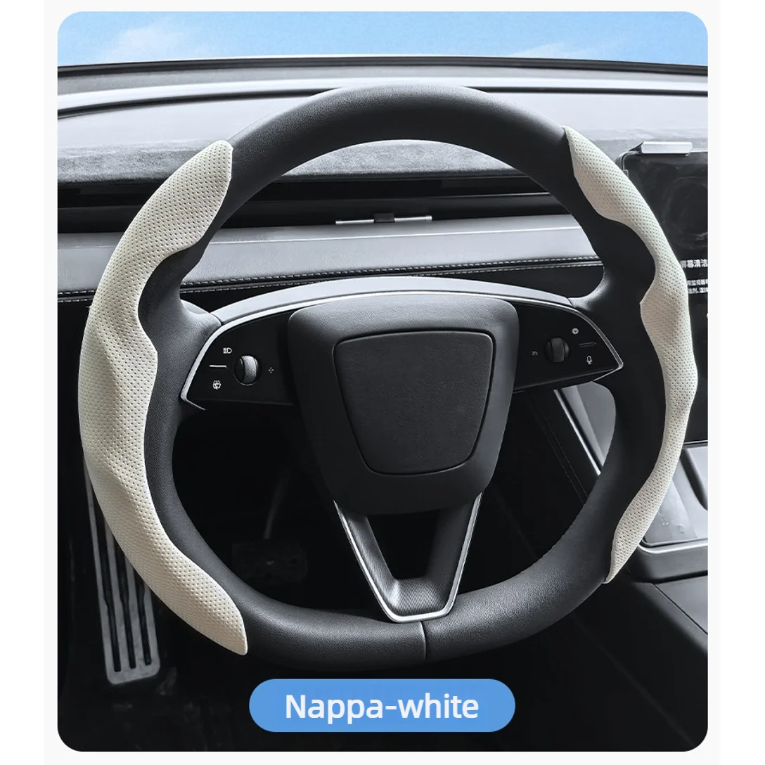 Suitable for the ultra-thin sweat absorbing steering wheel protection grip of Tesla Model series models
Suitable for the ultra-thin sweat absorbing steering wheel protection grip of Tesla Model series models