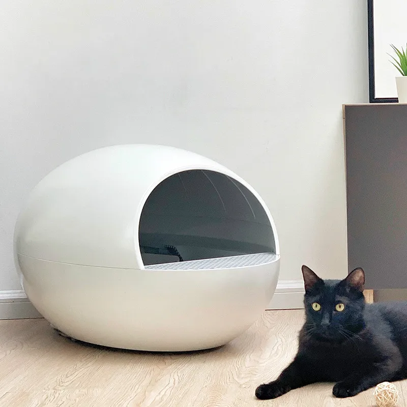 Умный полностью автоматический туалет для кошек, контейнер для кошачьего туалета с защитой от брызг и яиц, Электрический Очиститель кошачьего домика, лоток для кошек с песком
Умный полностью автоматический туалет для кошек, контейнер для кошачьего туалета с защитой от брызг и яиц, Электрический Очиститель кошачьего домика, лоток для кошек с песком