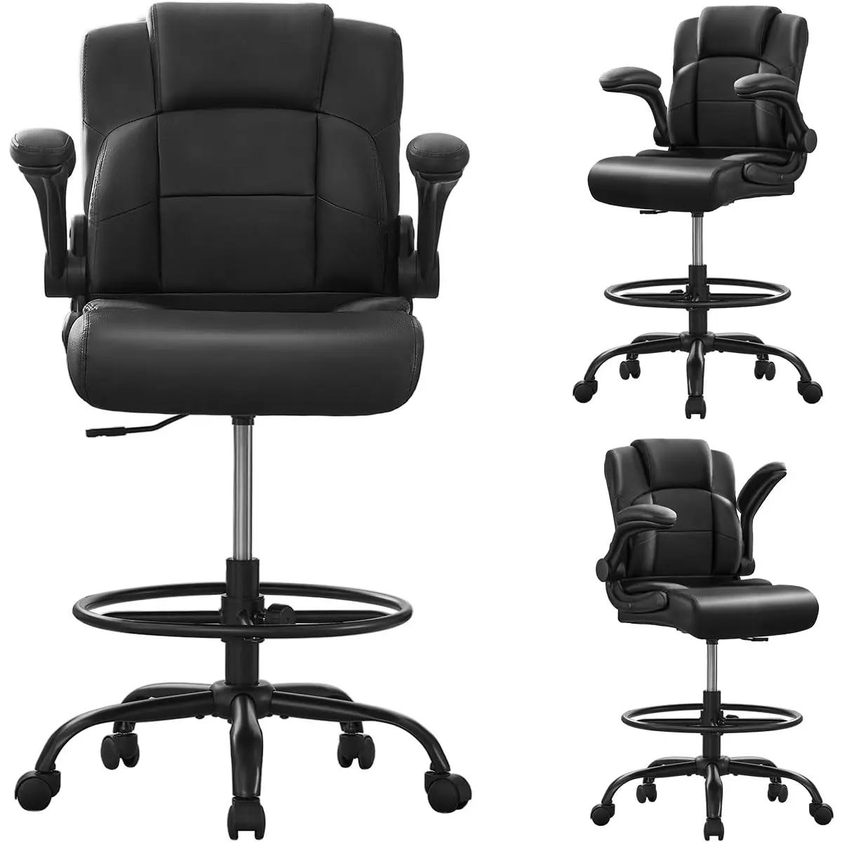 Adjustable Height Tall Drafting Chair with Footrest for Standing Desk Home Office Drawing Counter Use, Custom
Adjustable Height Tall Drafting Chair with Footrest for Standing Desk Home Office Drawing Counter Use, Custom