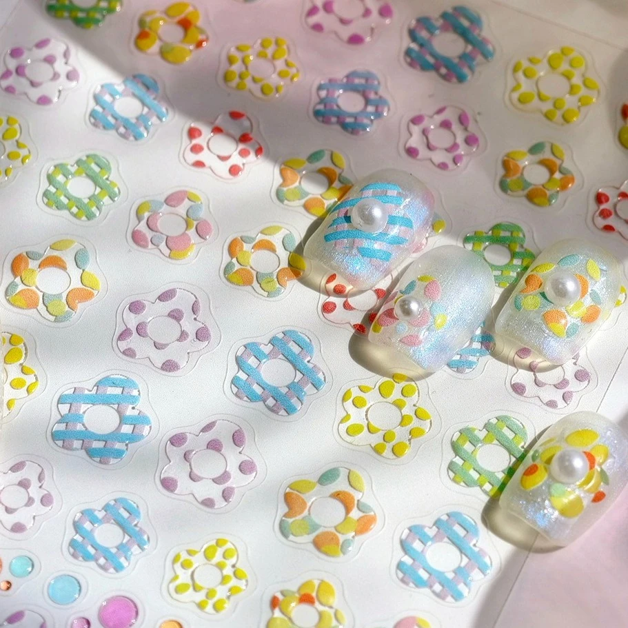 Jelly Hollow Out Small Flowers Can Be Inlaid with Pearls Wave Point Dot Line Creative Adhesive Nail Art Sticker Manicure Decals
Jelly Hollow Out Small Flowers Can Be Inlaid with Pearls Wave Point Dot Line Creative Adhesive Nail Art Sticker Manicure Decals
