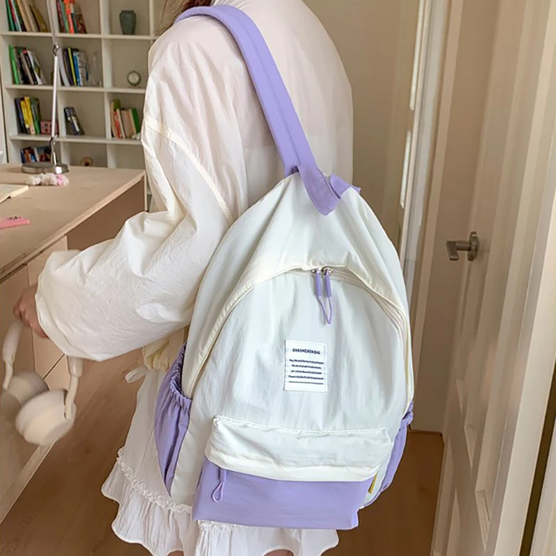 HAEX Casual Nylon Backpacks Women 2025 Daily Light Outgoing Patchwork Mochilas Para Mujer Harajuku Students Commute Bag Female
HAEX Casual Nylon Backpacks Women 2025 Daily Light Outgoing Patchwork Mochilas Para Mujer Harajuku Students Commute Bag Female