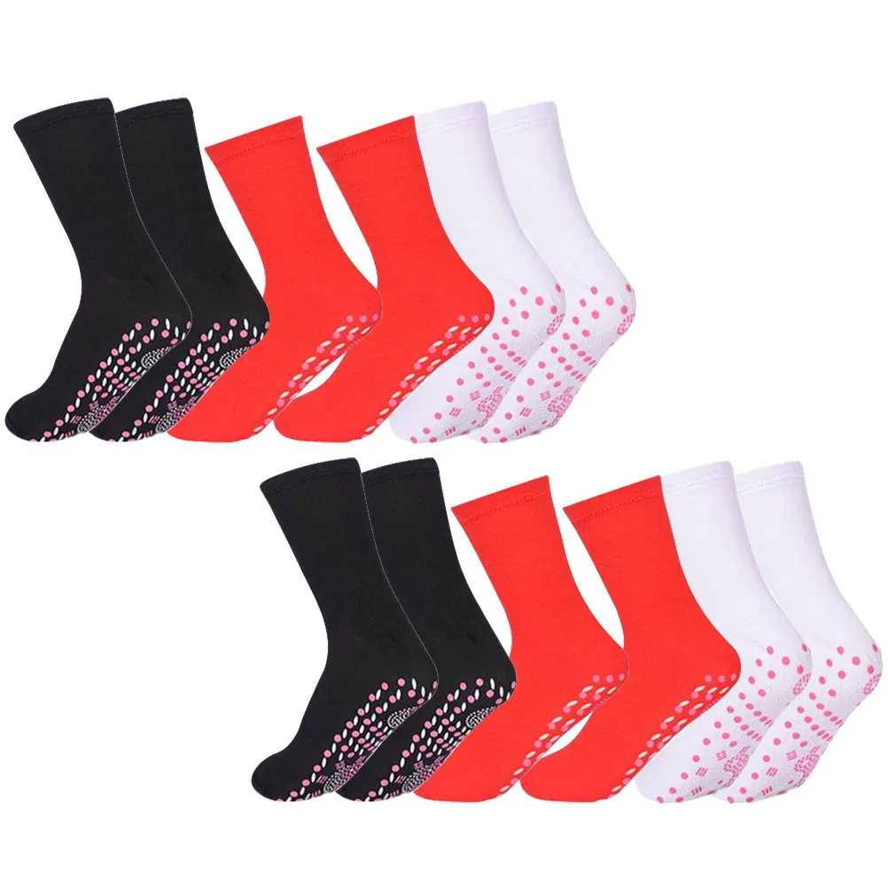 6Pairs Winter Warm Self Heating Socks Thermal Circulation Heated Socks for Outdoor Activities Womens Cozy Sock
6Pairs Winter Warm Self Heating Socks Thermal Circulation Heated Socks for Outdoor Activities Womens Cozy Sock
