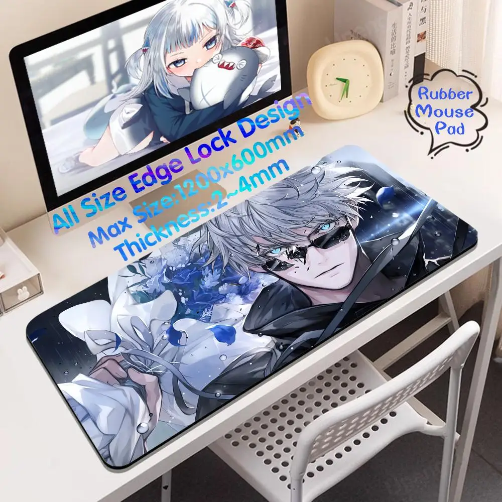 Satoru Gojo Mouse Pad Rubber Mouse Pad 4mm Super Big Large Edge Desktop Pc Accessories Anti-slip Expansion Pad Lock Desk Pad
Satoru Gojo Mouse Pad Rubber Mouse Pad 4mm Super Big Large Edge Desktop Pc Accessories Anti-slip Expansion Pad Lock Desk Pad