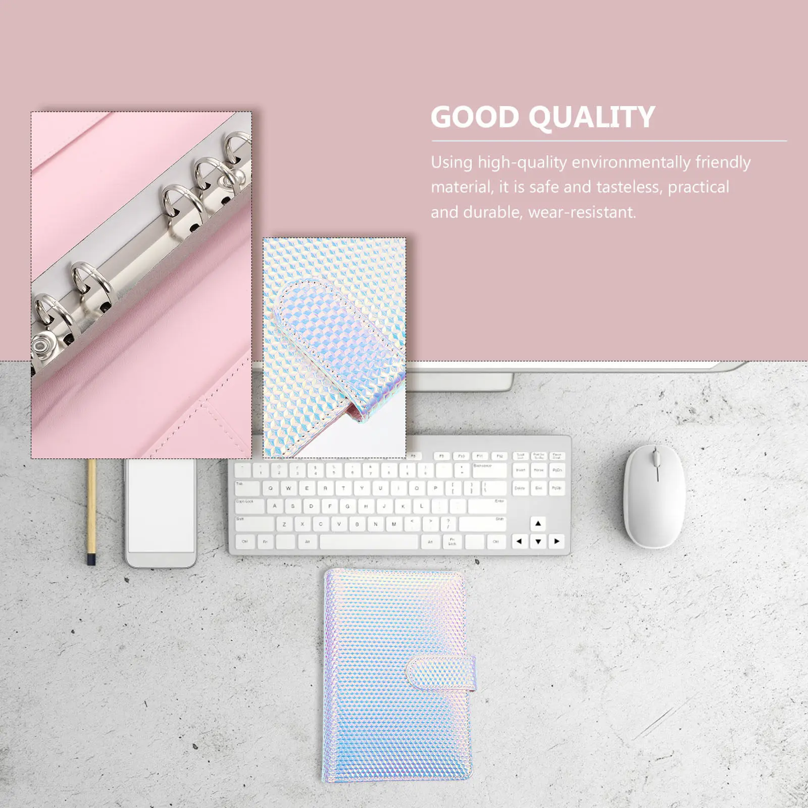 Sturdy Notepad Shell for Handbook and Diary Eco Friendly Material Fine Workmanship Notepad Protector Magnetic Buckle Office
Sturdy Notepad Shell for Handbook and Diary Eco Friendly Material Fine Workmanship Notepad Protector Magnetic Buckle Office