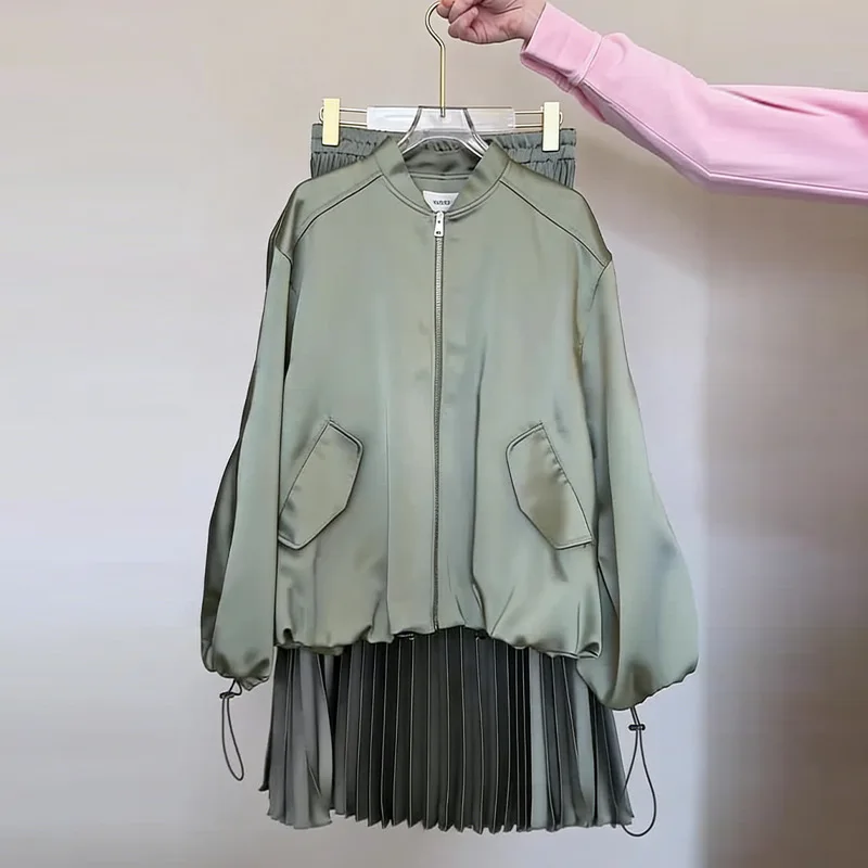 YYAHAHAS Women 2 Piece Skirt Set 2026 New Fall Long Sleeve Blouse & Pleated Maxi Skirt Drawstring Waist Casual Outfit
YYAHAHAS Women 2 Piece Skirt Set 2026 New Fall Long Sleeve Blouse & Pleated Maxi Skirt Drawstring Waist Casual Outfit