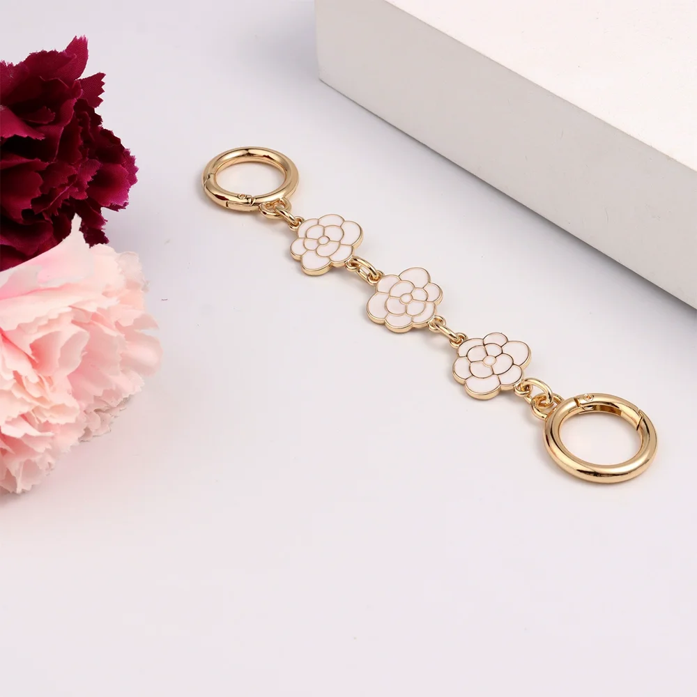 14.5CM Camellia Extension Chain Bag Strap Extension Chain Crossbody Bag Handbag Handle Replacement Accessories Decorative Chain
14.5CM Camellia Extension Chain Bag Strap Extension Chain Crossbody Bag Handbag Handle Replacement Accessories Decorative Chain