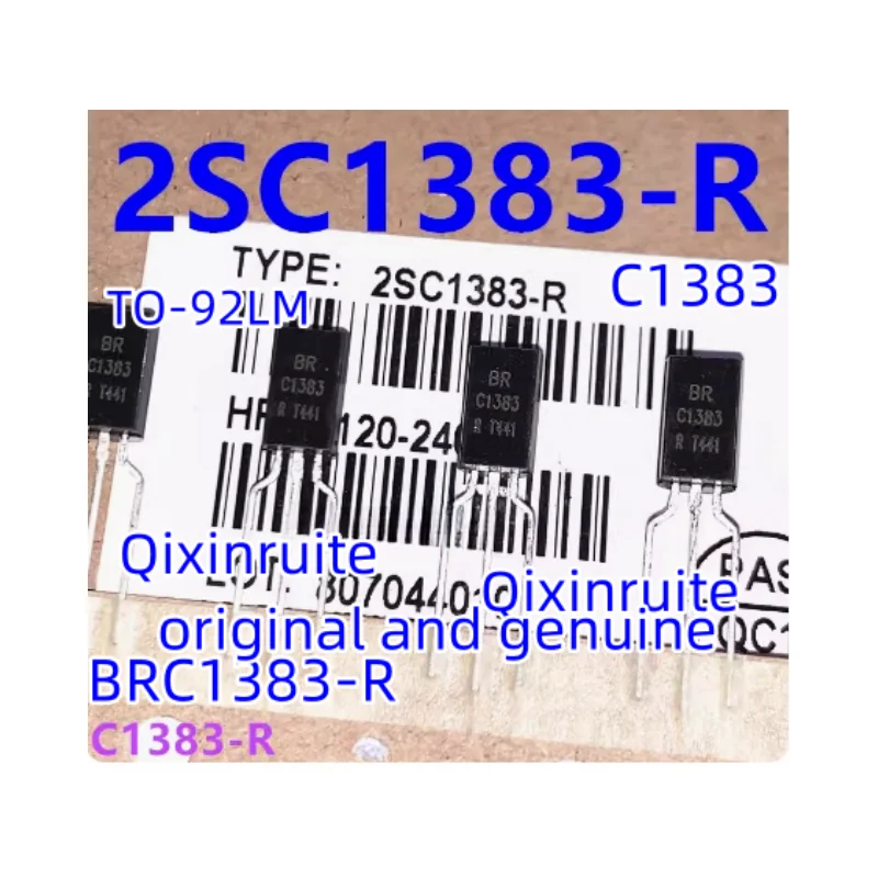 Qixinruite Оригинальный 2SC1383-R = BRC1383-R = C1383 TO-92LM NPN 25 В 1A R (120-240) транзистор BJT
Qixinruite Оригинальный 2SC1383-R = BRC1383-R = C1383 TO-92LM NPN 25 В 1A R (120-240) транзистор BJT