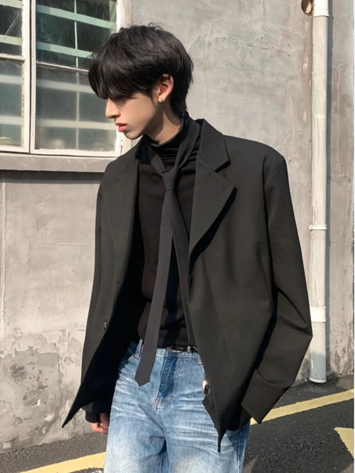 Cleanfit Casual Style Men's Suit Jacket Spring Season Trendy Streetwear Brand Korean Version Loose Fit Long Sleeve Polyester ...
Cleanfit Casual Style Men's Suit Jacket Spring Season Trendy Streetwear Brand Korean Version Loose Fit Long Sleeve Polyester ...