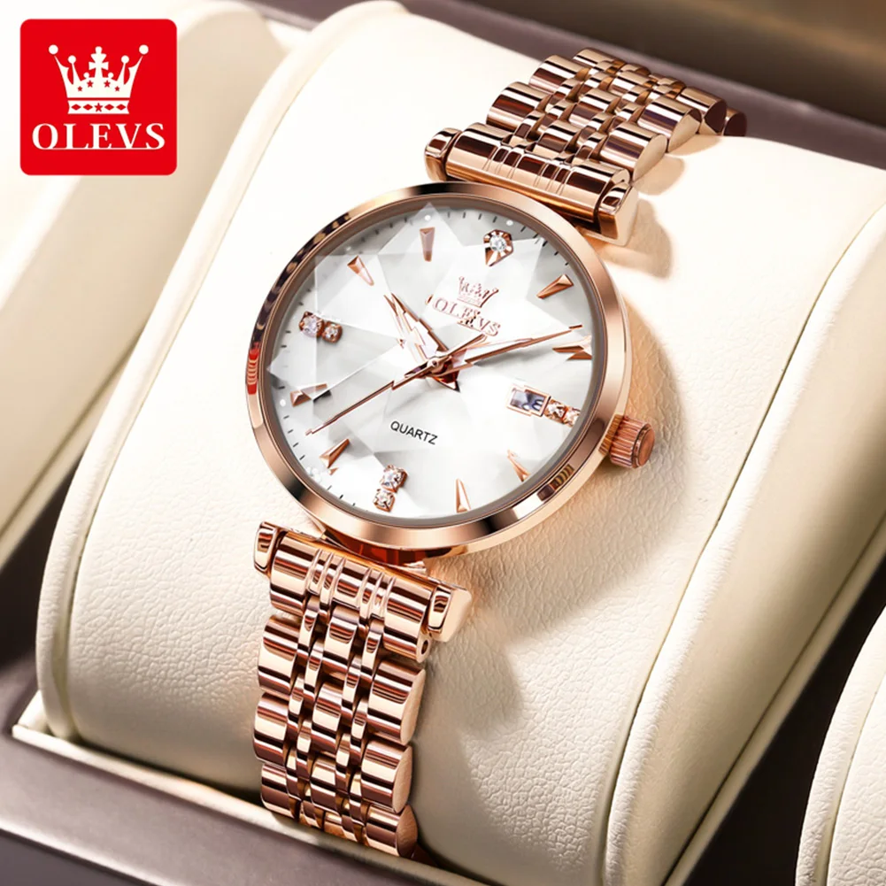 OLEVS 5536 Fashion Quartz Watch Gift Stainless Steel Watchband Round-dial Wristwatch Calendar
OLEVS 5536 Fashion Quartz Watch Gift Stainless Steel Watchband Round-dial Wristwatch Calendar
