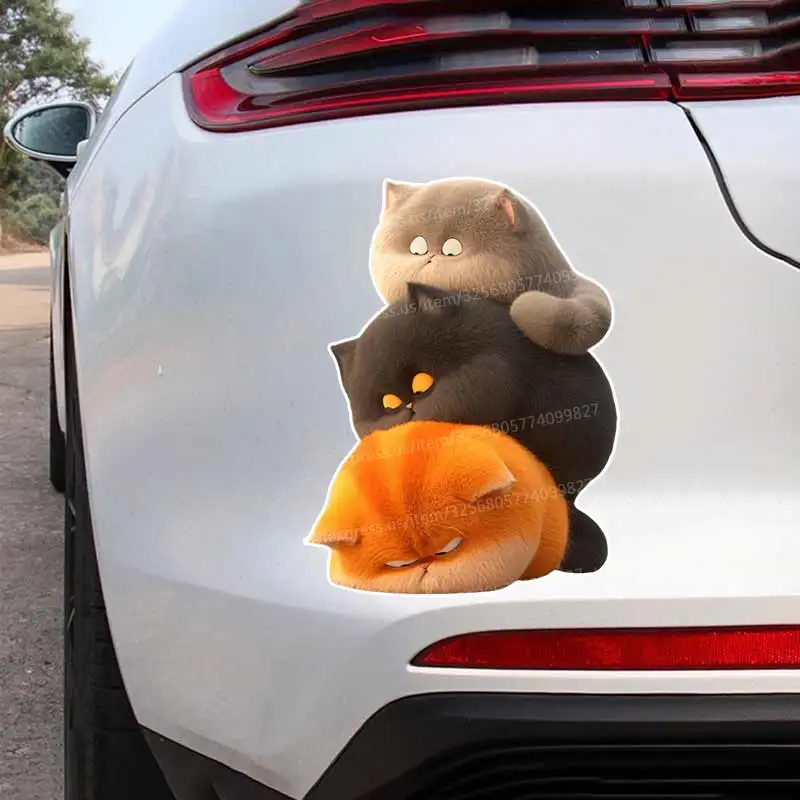 Three Cute Cats Animal Cartoon Car Sticker Waterproof Styling Automobiles Motorcycle Exterior Accessories Vinyl Decals Y203
Three Cute Cats Animal Cartoon Car Sticker Waterproof Styling Automobiles Motorcycle Exterior Accessories Vinyl Decals Y203