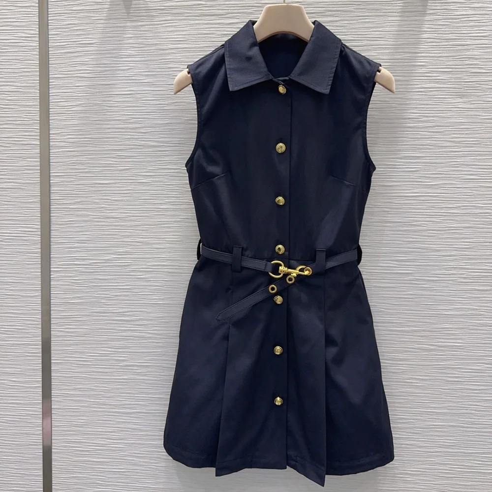 High-quality 2026 new style sleeveless pleated dress, suitable for ladies' wear, with a belt decoration at the waist xy2652901
High-quality 2026 new style sleeveless pleated dress, suitable for ladies' wear, with a belt decoration at the waist xy2652901
