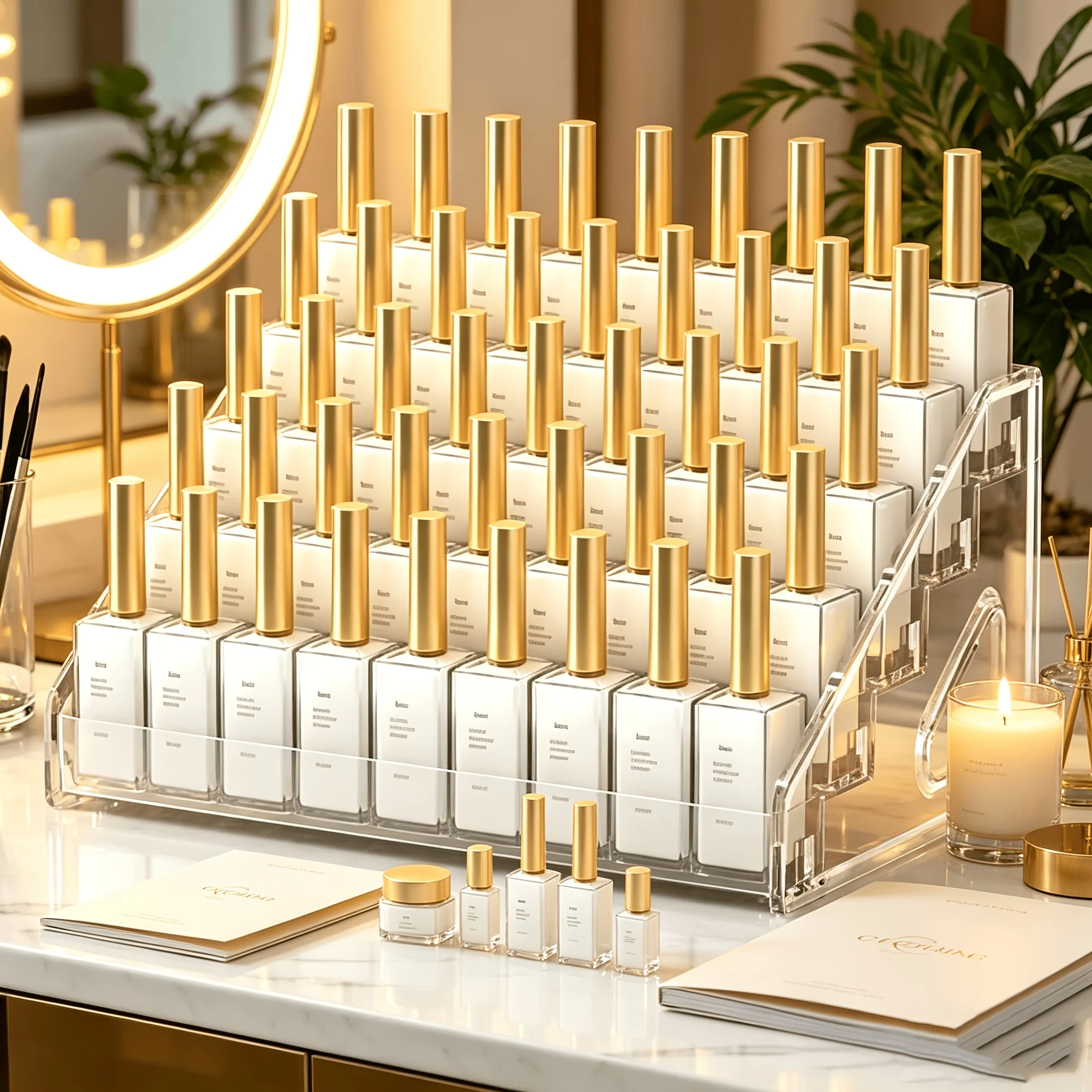 5-Tier Clear Acrylic Display Stand, Minimalist Organizer for Cosmetics And Skin Care
5-Tier Clear Acrylic Display Stand, Minimalist Organizer for Cosmetics And Skin Care