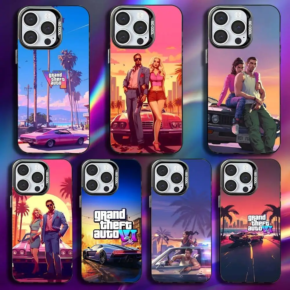 GTA Vice City Game VI Phone Case For iPhone 16,15,14,13,12,11,Pro,Max,Plus,Mini,XS,SE Anti Fall Black Matte Hard Bumper
GTA Vice City Game VI Phone Case For iPhone 16,15,14,13,12,11,Pro,Max,Plus,Mini,XS,SE Anti Fall Black Matte Hard Bumper