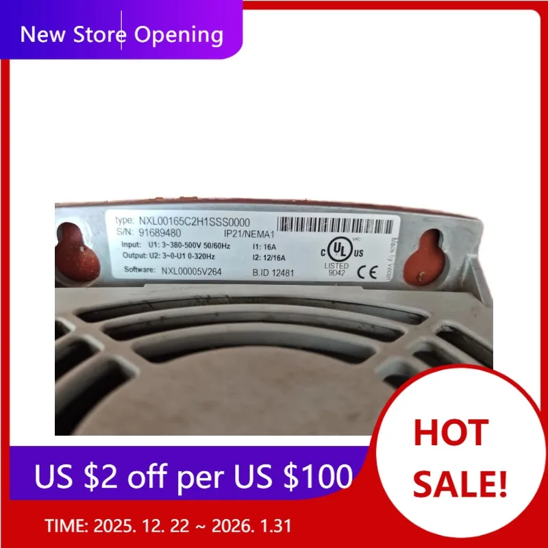 Factory Direct New Vacon NXL Series NXL00165C2H1SSS0000 inverter VFD 7.5KW power three-phase motor control tool
Factory Direct New Vacon NXL Series NXL00165C2H1SSS0000 inverter VFD 7.5KW power three-phase motor control tool