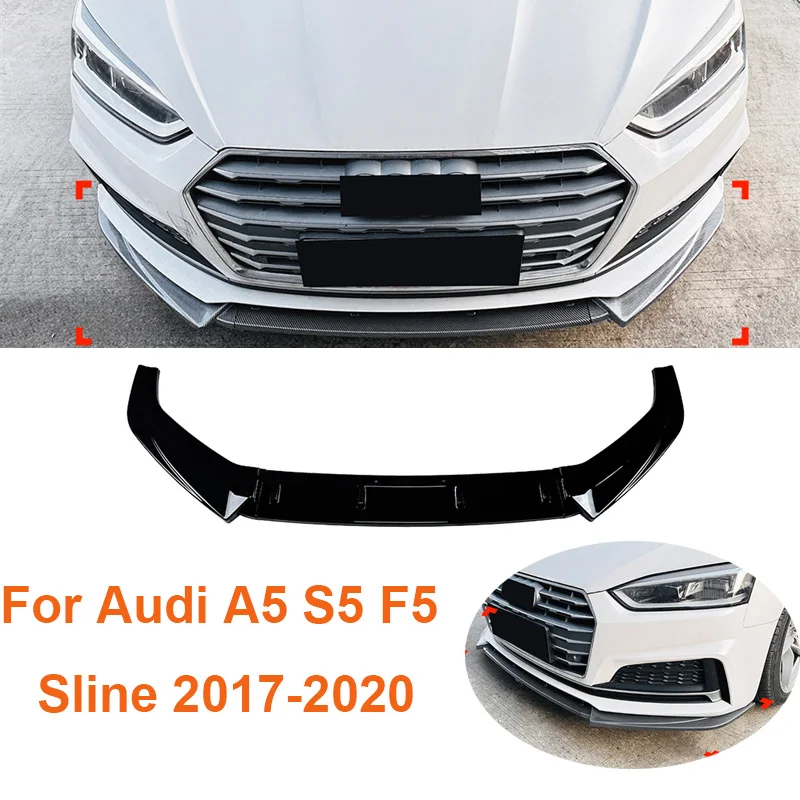 Для Audi A5 S5 F5 Sline 2017-2020 глянцевый черный автомобильный передний нижний бампер Lip Body Kit Duck Lip Splitter Canard Trim
Для Audi A5 S5 F5 Sline 2017-2020 глянцевый черный автомобильный передний нижний бампер Lip Body Kit Duck Lip Splitter Canard Trim