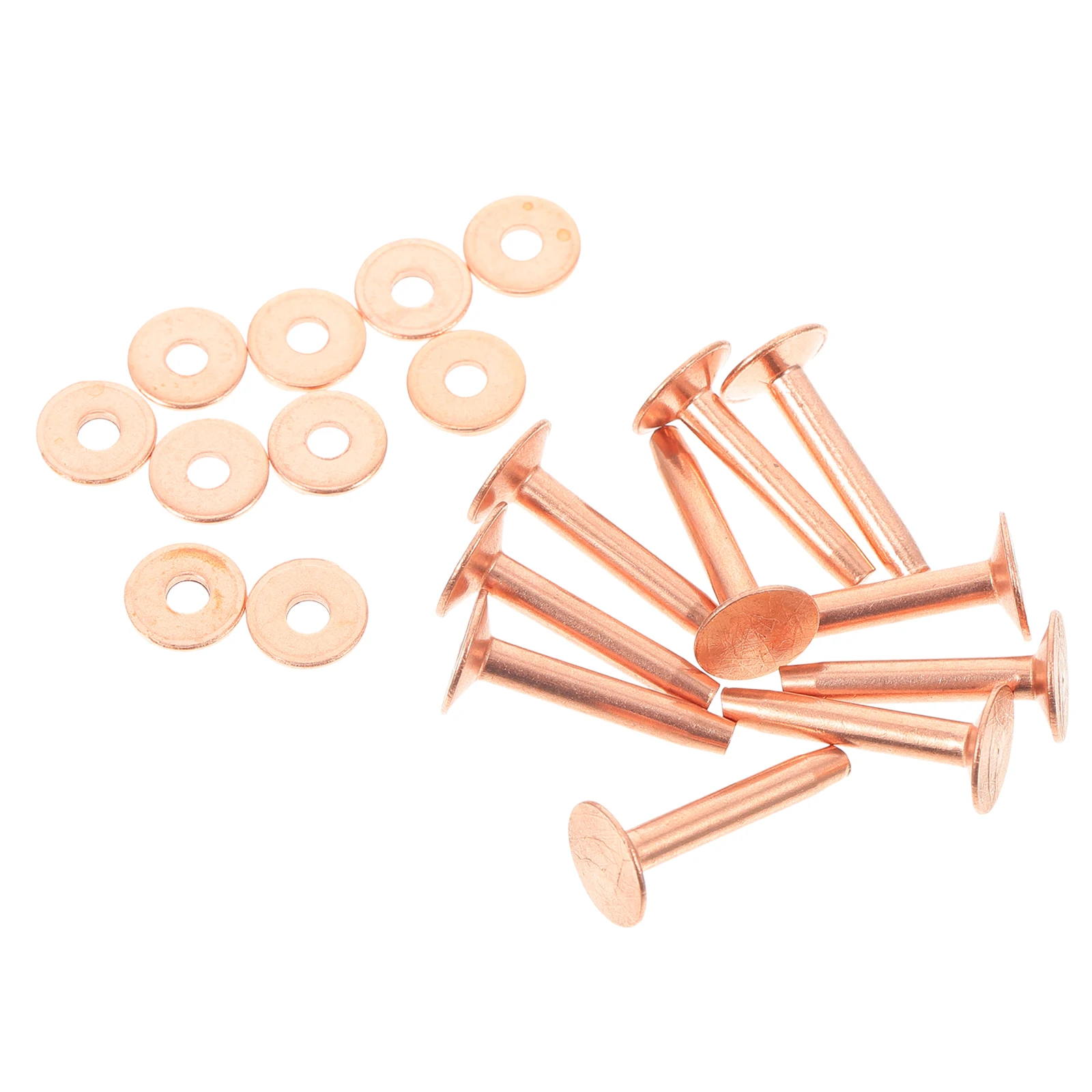 Copper Rivets Set 10 Sets Bag Accessories Fastener Craft Earrings Fitting Luggage Durable AntiRust Sturdy DIY
Copper Rivets Set 10 Sets Bag Accessories Fastener Craft Earrings Fitting Luggage Durable AntiRust Sturdy DIY