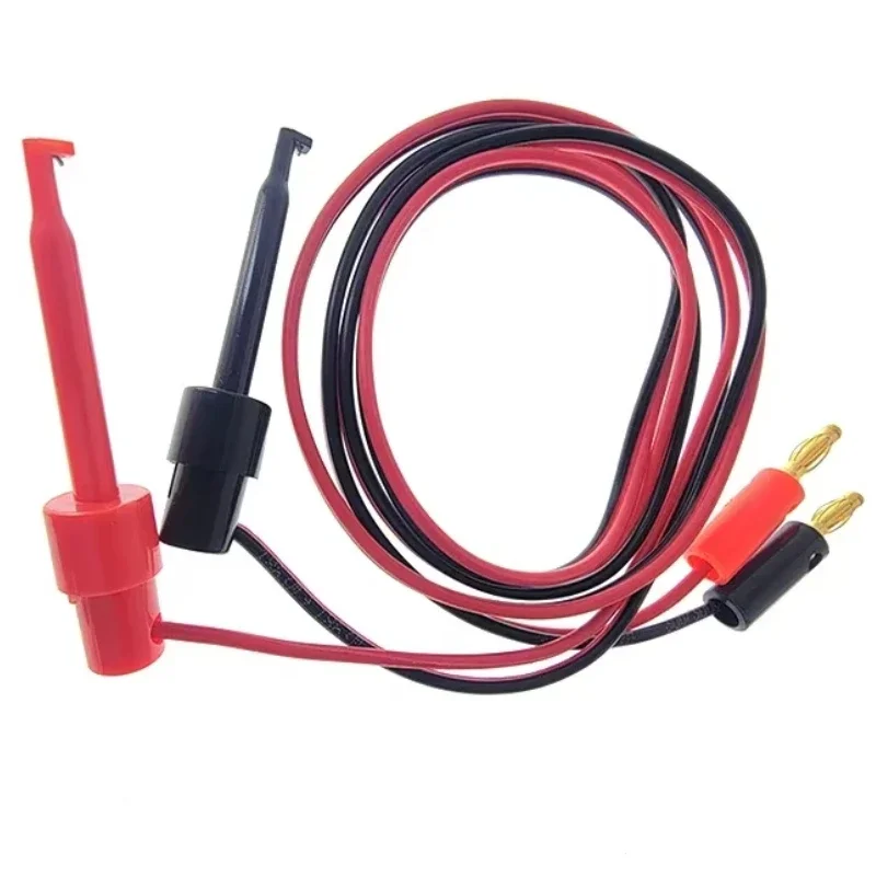 1 Pair 4mm Banana Plug to Electric Hook Clip Test Lead Cable Gold Plated For Multimeter Test Leads Wire Connector Red Black
1 Pair 4mm Banana Plug to Electric Hook Clip Test Lead Cable Gold Plated For Multimeter Test Leads Wire Connector Red Black