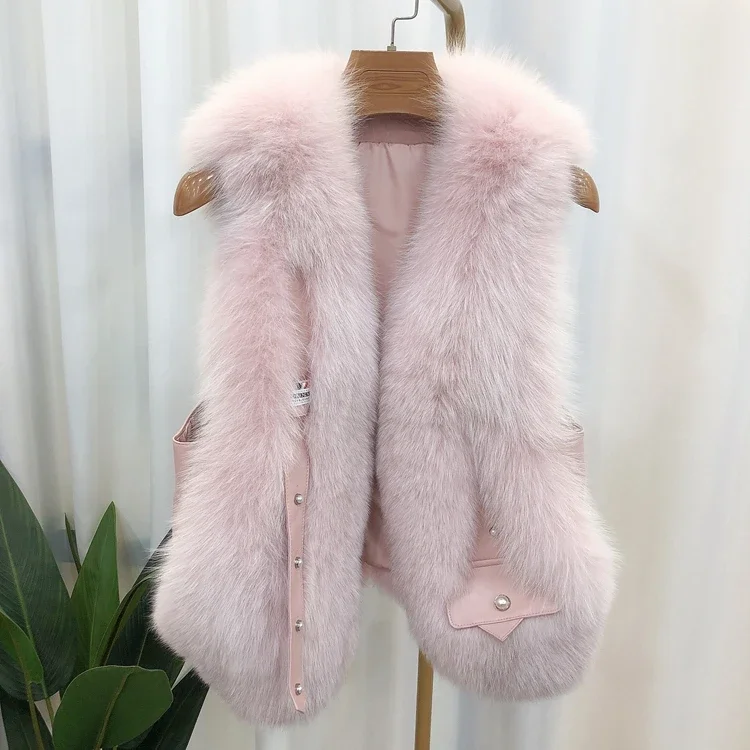 spring New Arrival Fashion Fox Fur Sleeveless coat Woman Real Fox Fur Jackets Women Winter Fluffy Fox Fur Vest
spring New Arrival Fashion Fox Fur Sleeveless coat Woman Real Fox Fur Jackets Women Winter Fluffy Fox Fur Vest