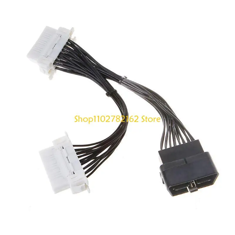547B 16 pin OBD2 OBD 2 OBDii Splitter Extension Cable Male to Two Female Y Cable
547B 16 pin OBD2 OBD 2 OBDii Splitter Extension Cable Male to Two Female Y Cable