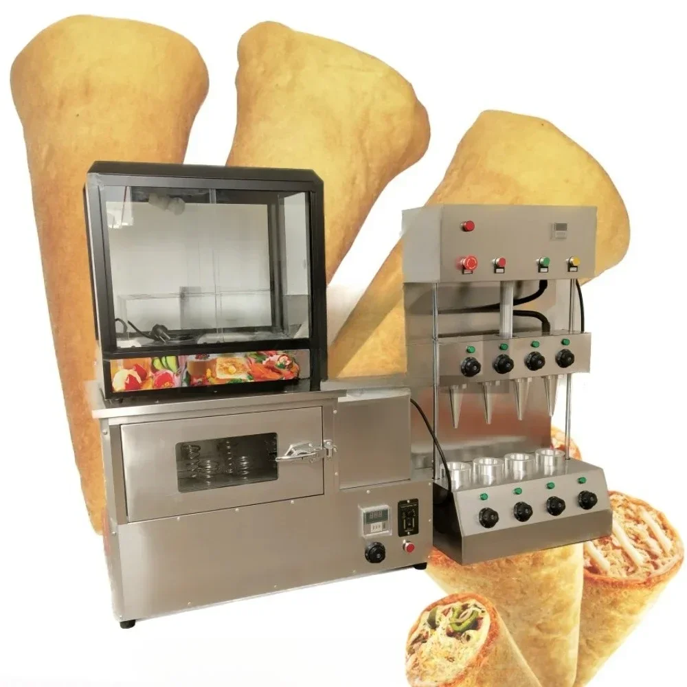 Automatic Street Food Pizza Cone Maker Cone Pizza Set Snack Conical Pizza Cone Making
Automatic Street Food Pizza Cone Maker Cone Pizza Set Snack Conical Pizza Cone Making