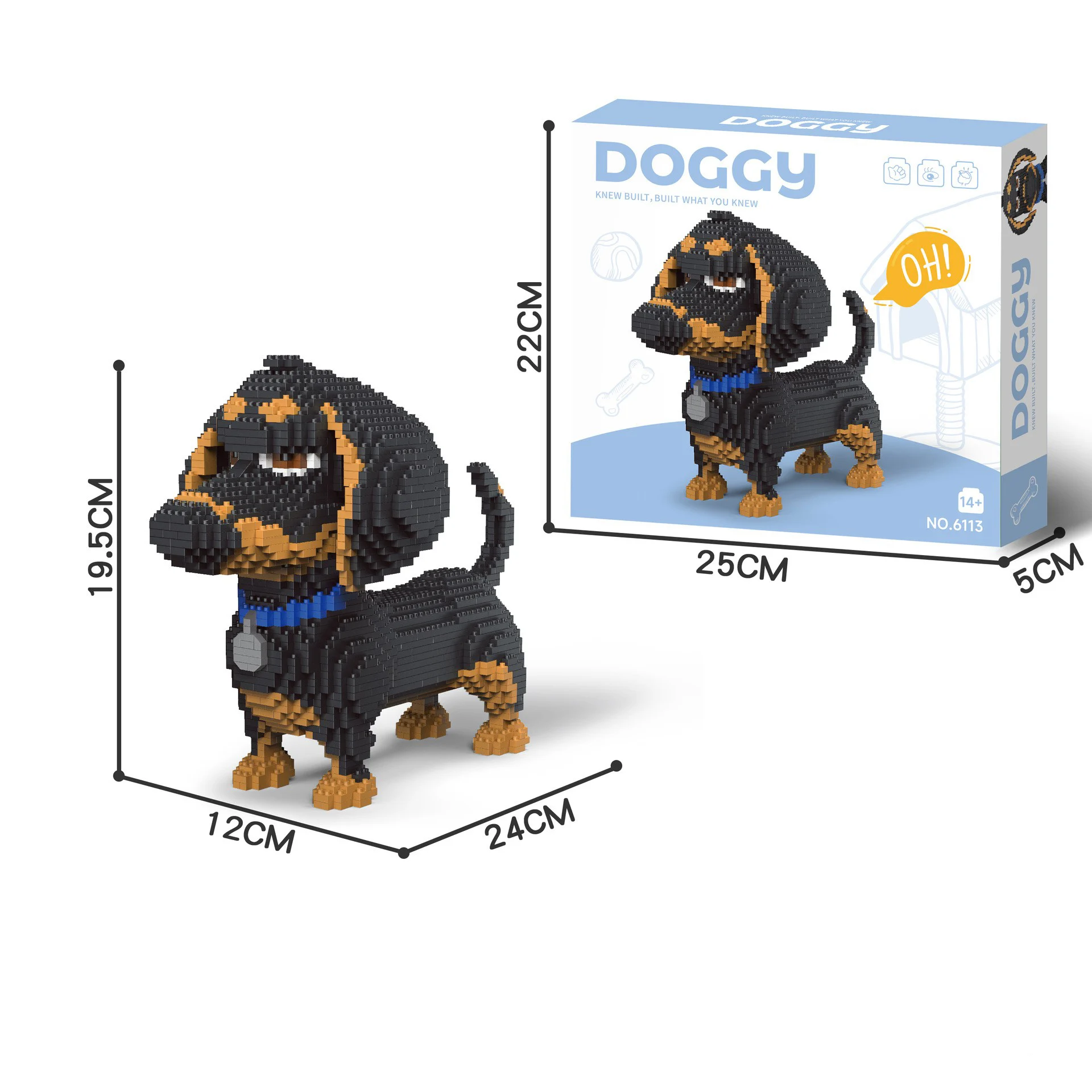Micro-Particle Black Dachshund Assembly Building Blocks Pet Dog Building Blocks 3D Puzzle Building Block Set Toy Gift for Children or Adults Educational and Entertainment Toys, Suitable for Dog Lovers (Black Dog 2100 Pieces)
Micro-Particle Black Dachshund Assembly Building Blocks Pet Dog Building Blocks 3D Puzzle Building Block Set Toy Gift for Children or Adults Educational and Entertainment Toys, Suitable for Dog Lovers (Black Dog 2100 Pieces)