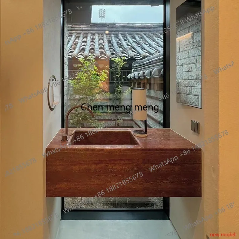 Современная настенная раковина для ванной комнаты из натурального мрамора и травертина для дома, виллы или отеля F132
Современная настенная раковина для ванной комнаты из натурального мрамора и травертина для дома, виллы или отеля F132