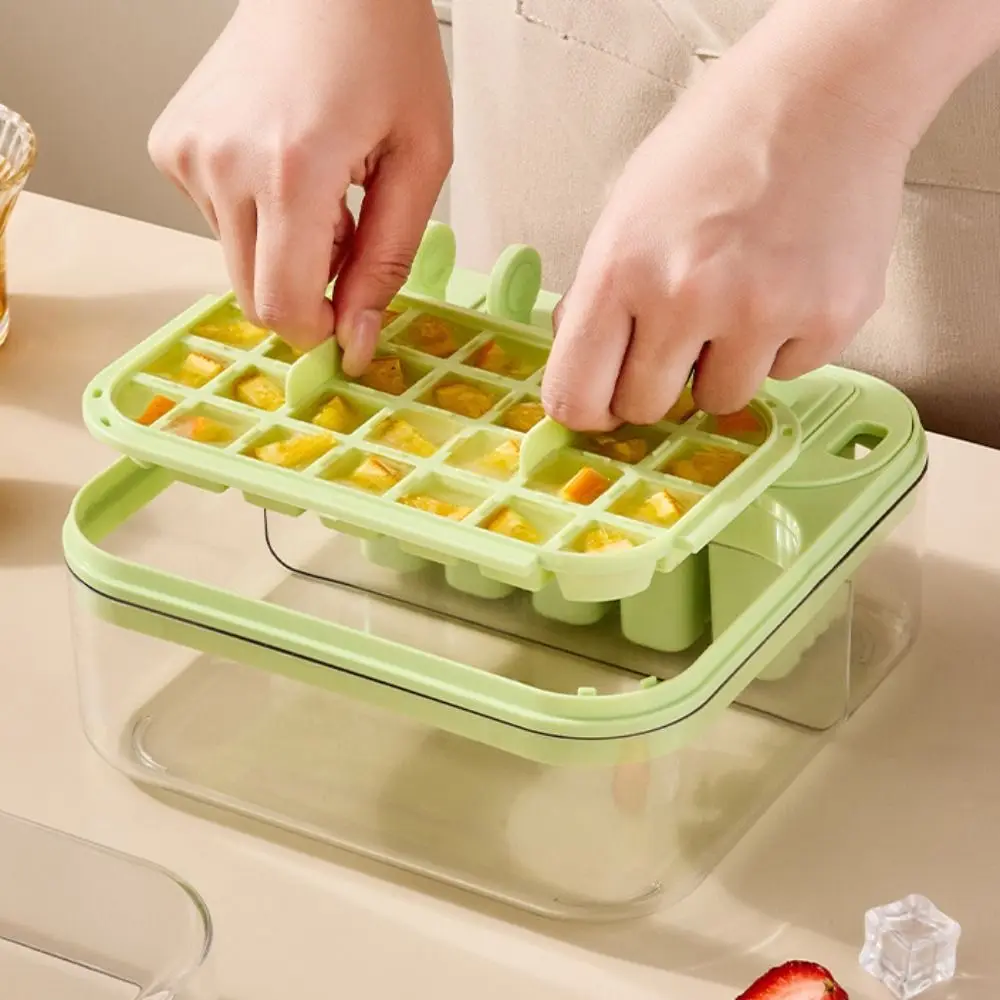 Multifunctional 2-in-1 Ice Cube Mold Press-Type Reusable Ice Cube Tray Easy Release Large Capacity Sorbet Mold Household
Multifunctional 2-in-1 Ice Cube Mold Press-Type Reusable Ice Cube Tray Easy Release Large Capacity Sorbet Mold Household