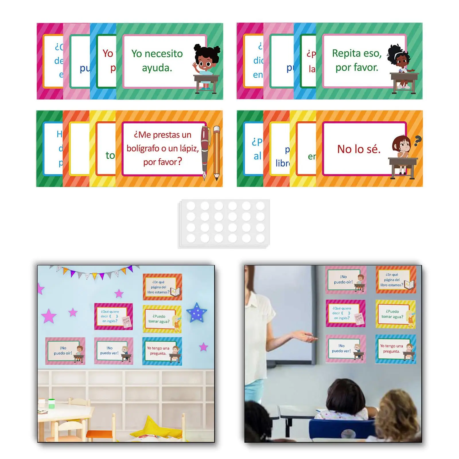 16 Pieces Spanish Poster Boys Girls Gifts Early Learning 21x28.5cm Teaching Materials for Kindergarten Homeschool Kids Teachers
16 Pieces Spanish Poster Boys Girls Gifts Early Learning 21x28.5cm Teaching Materials for Kindergarten Homeschool Kids Teachers