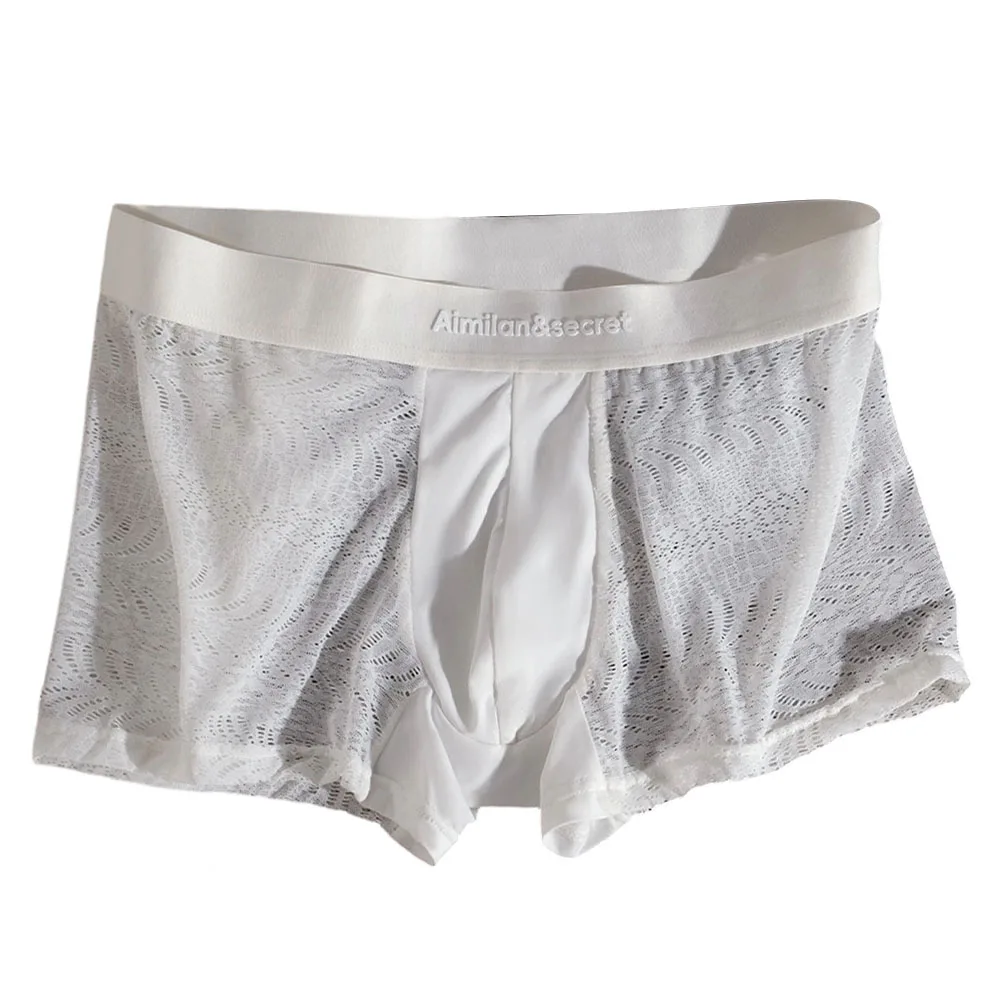 Men Jacquard Mesh Underwear For Man Briefs Boxer Shorts Mid Waist Panties Thin Solid Lingerie Breathable Trunks Soft Underpants
Men Jacquard Mesh Underwear For Man Briefs Boxer Shorts Mid Waist Panties Thin Solid Lingerie Breathable Trunks Soft Underpants