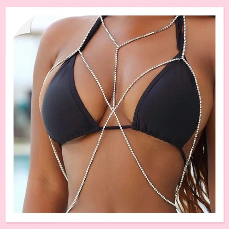 Fashion Multi-layer Diamond Chest Chain Simple Rhinestone Chest Chain Body Chain Chest Accessories Women
Fashion Multi-layer Diamond Chest Chain Simple Rhinestone Chest Chain Body Chain Chest Accessories Women