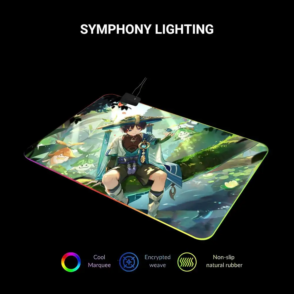 RGB Genshin Impact Mousepad Scaramouche Tighnari Cyno Mouse Pad Genshin Keyboard Padding Computer Pad Gaming Accessories HYBXAXC
RGB Genshin Impact Mousepad Scaramouche Tighnari Cyno Mouse Pad Genshin Keyboard Padding Computer Pad Gaming Accessories HYBXAXC