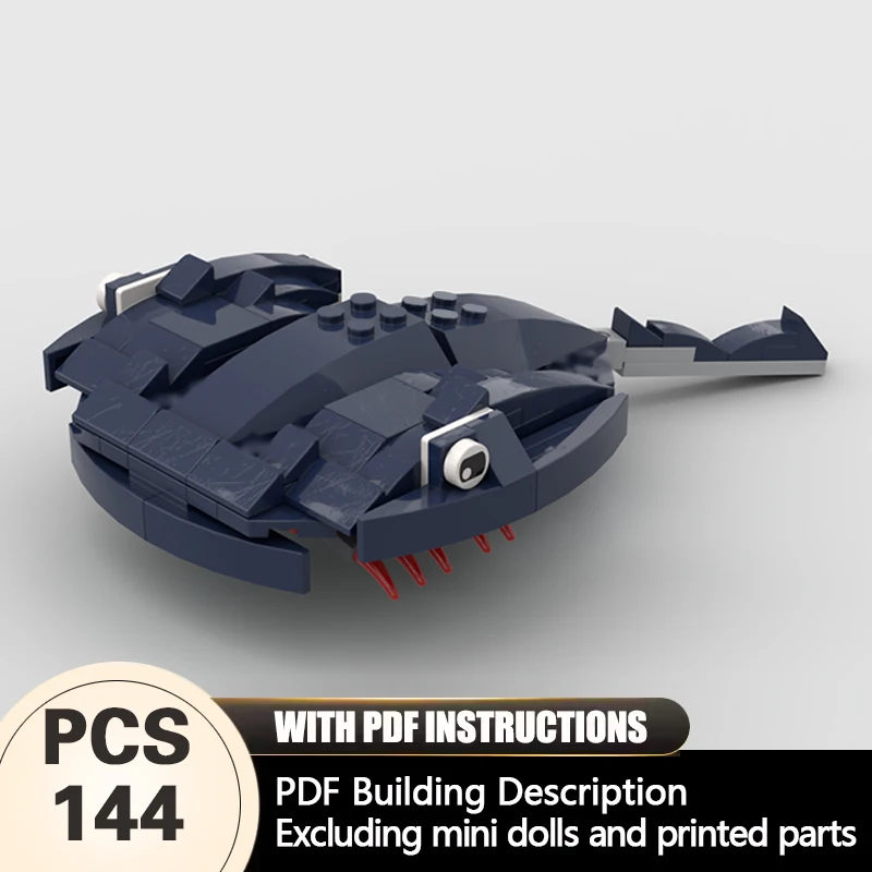 Creators Animal Series Model MOC Building Bricks Horseshoe Crab Modular Technology Gifts Holiday Assemble Children Toys Suit
Creators Animal Series Model MOC Building Bricks Horseshoe Crab Modular Technology Gifts Holiday Assemble Children Toys Suit