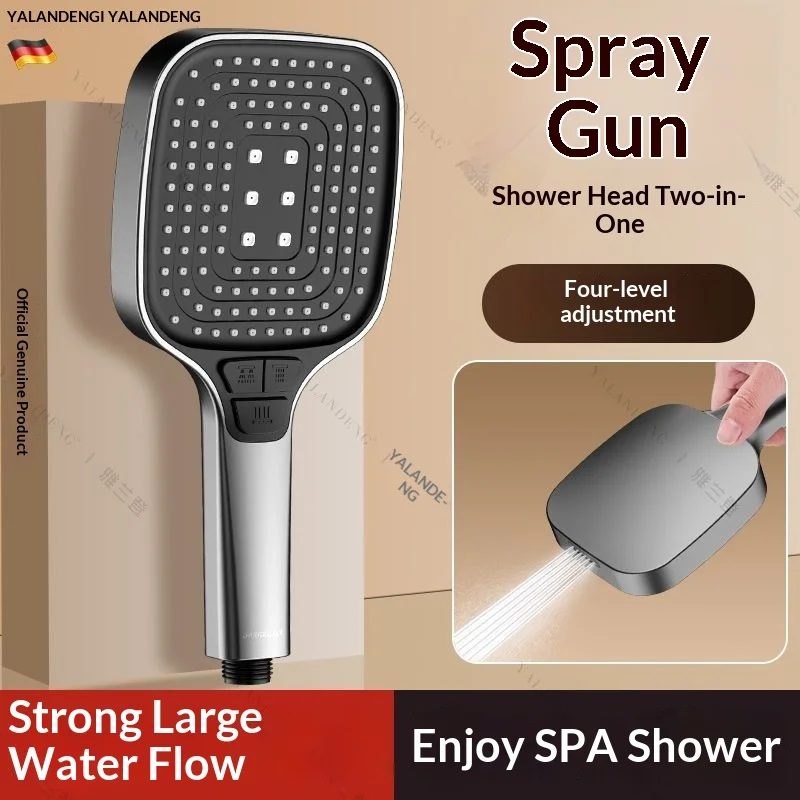 Напорная душевая лейка, сверхмощный распылитель, для домашнего использования в ванной комнате, универсальная душевая лейка с функцией повышения давления.
Напорная душевая лейка, сверхмощный распылитель, для домашнего использования в ванной комнате, универсальная душевая лейка с функцией повышения давления.