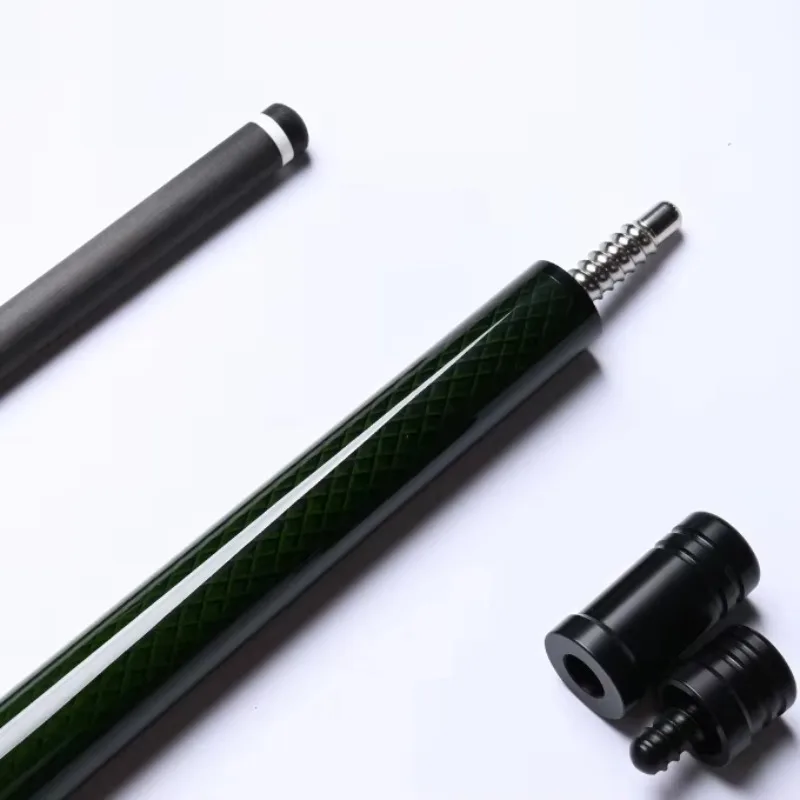 Factory direct 3K carbon fiber cue, 1/2 piece, 10.5-13mm customizable tip for snooker & billiard.
Factory direct 3K carbon fiber cue, 1/2 piece, 10.5-13mm customizable tip for snooker & billiard.