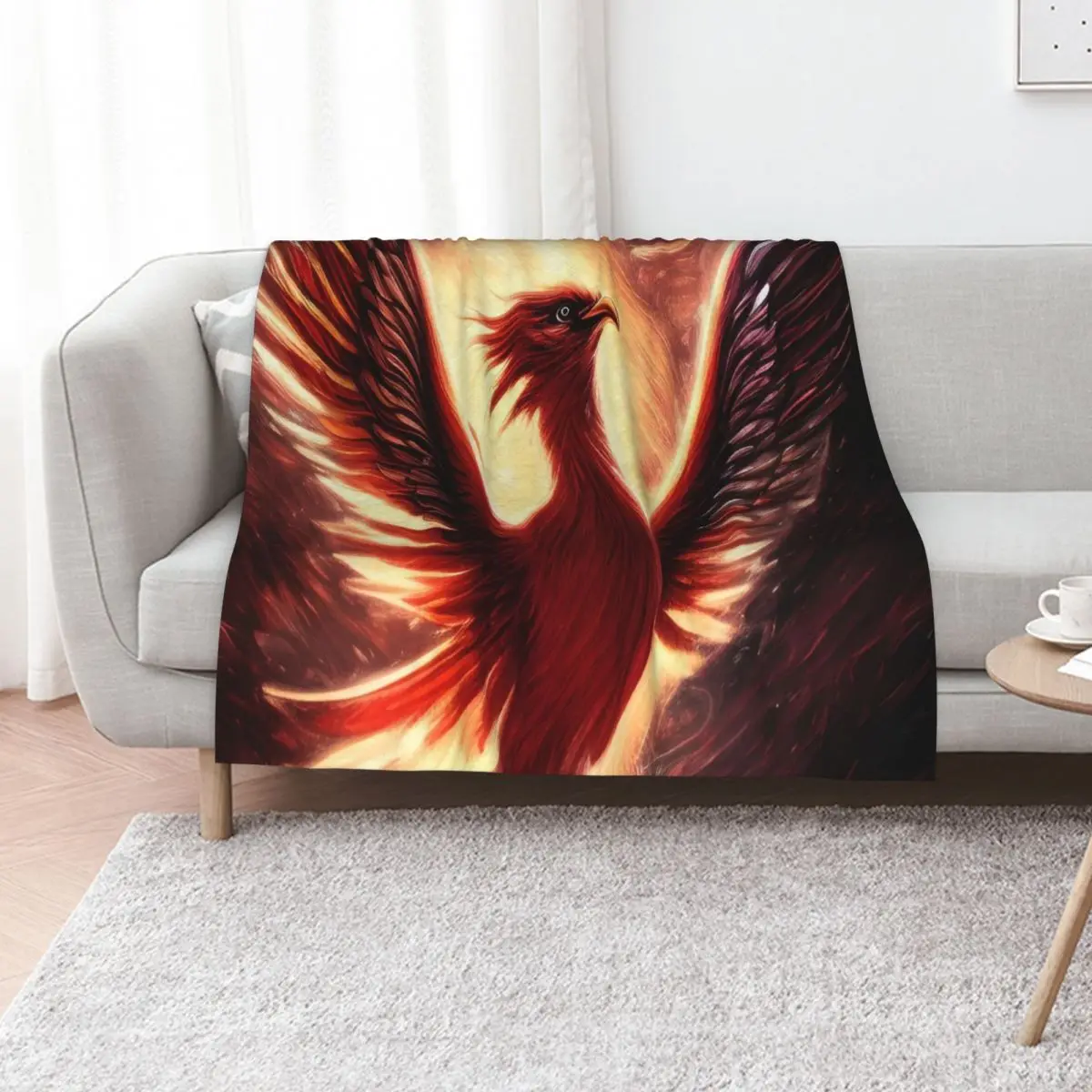 Red Phoenix Fantasy Mythical Creature Throw Blanket Flannel Bed Decorative Sofas Flannels Blankets
Red Phoenix Fantasy Mythical Creature Throw Blanket Flannel Bed Decorative Sofas Flannels Blankets