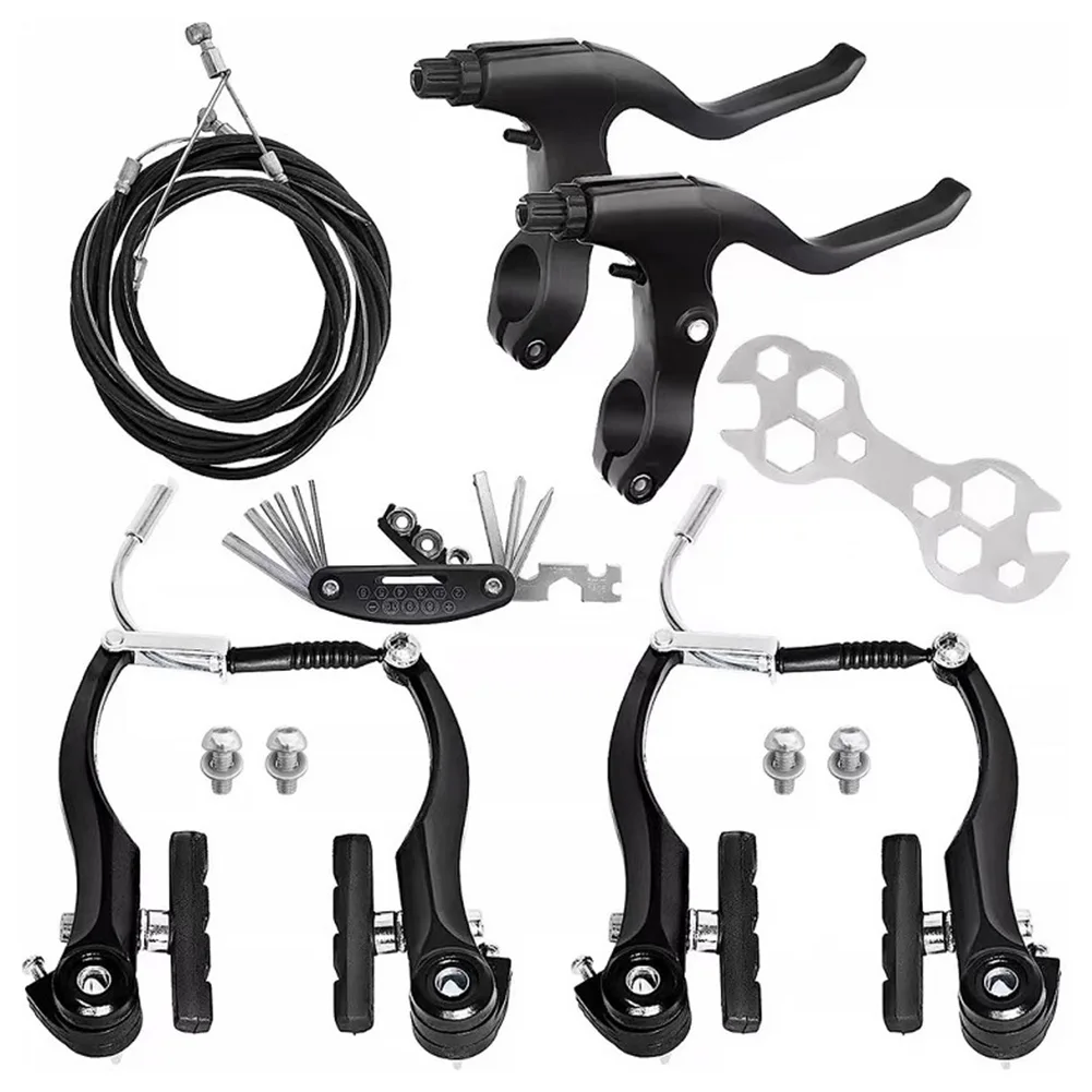 Bicycle Brake System Bike Brakes About 10*8*5cm package Adjustable Brake Lever Kit Lever Adjustable Brake Cables
Bicycle Brake System Bike Brakes About 10*8*5cm package Adjustable Brake Lever Kit Lever Adjustable Brake Cables