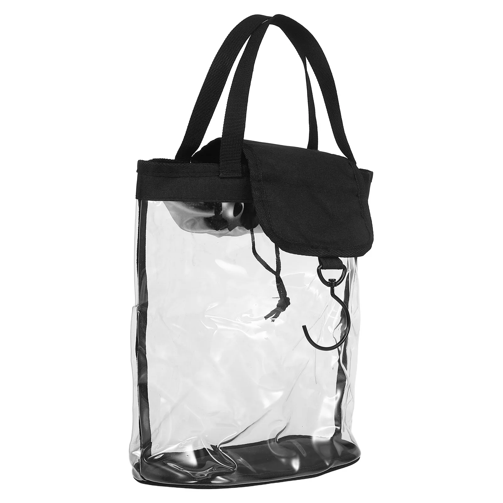 Handheld Shower Bag Clear PVC Tote Waterproof Make Up Travel Bag for Women with Large Compartments Mesh Pockets Drawstring
Handheld Shower Bag Clear PVC Tote Waterproof Make Up Travel Bag for Women with Large Compartments Mesh Pockets Drawstring