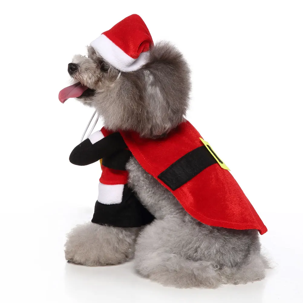 Cute Standing Dog Clothes Pet Costume Small Pets Comfortable Cosplay Outfit Halloween Christmas Party Garment Supplies for Dogs
Cute Standing Dog Clothes Pet Costume Small Pets Comfortable Cosplay Outfit Halloween Christmas Party Garment Supplies for Dogs