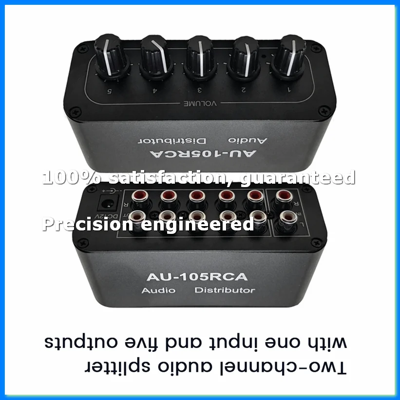 5CH Audio Distributor Stereo Audio Mixer 1 Input 5 Output Splitter for Power Amplifier Active Audio-A22U
5CH Audio Distributor Stereo Audio Mixer 1 Input 5 Output Splitter for Power Amplifier Active Audio-A22U