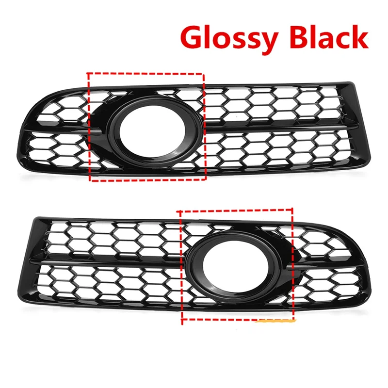 Front Bumper Honeycomb Mesh Fog Light Grille Cover For A4 B7 S4 B7 A4 S-Line 2005-2008 8E0807681F 8E0807682F
Front Bumper Honeycomb Mesh Fog Light Grille Cover For A4 B7 S4 B7 A4 S-Line 2005-2008 8E0807681F 8E0807682F