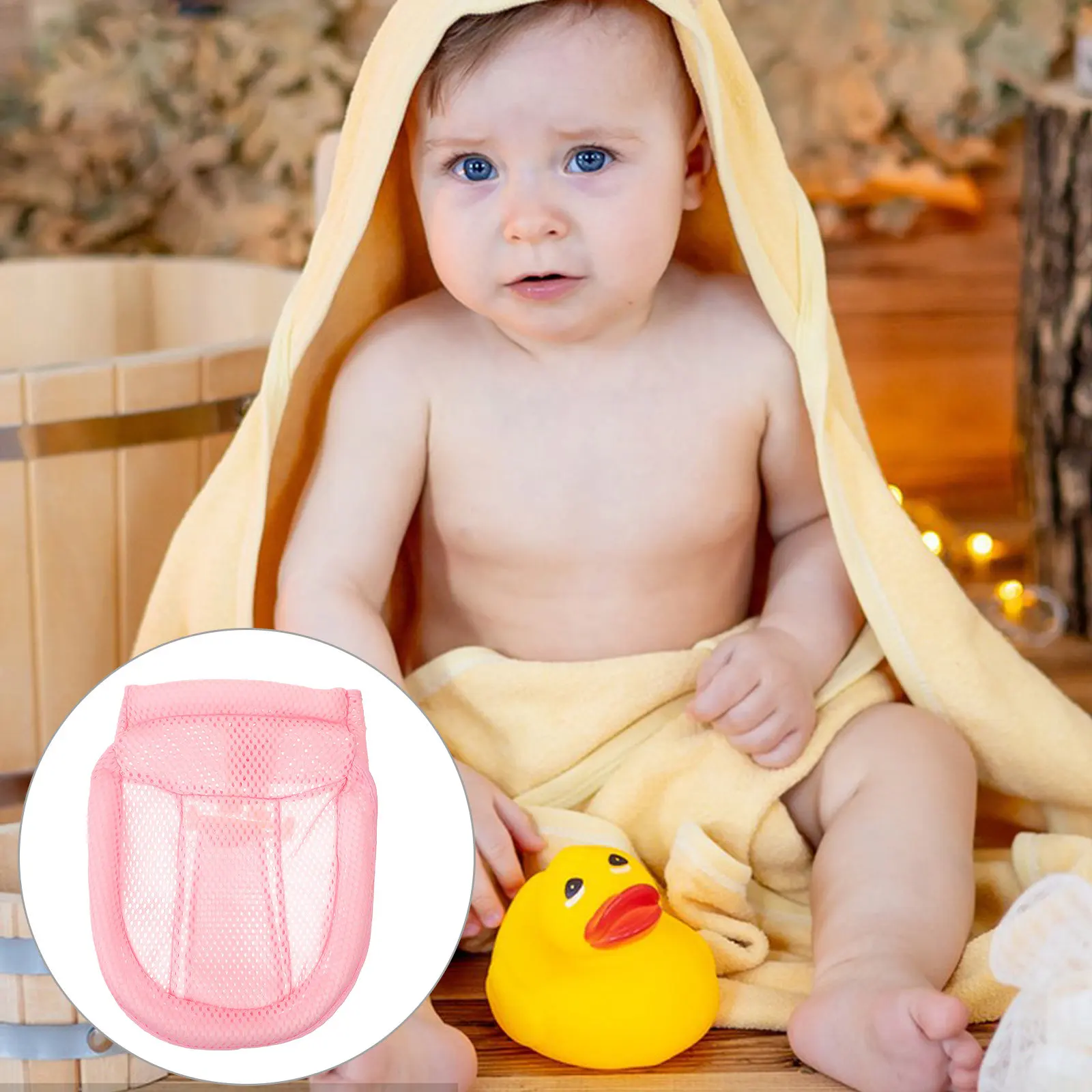 Baby Bath Seat Net Durable PP Mesh Material Safe Using Bath Seat Support Adjustable Length Pink Baby Shower Mesh
Baby Bath Seat Net Durable PP Mesh Material Safe Using Bath Seat Support Adjustable Length Pink Baby Shower Mesh