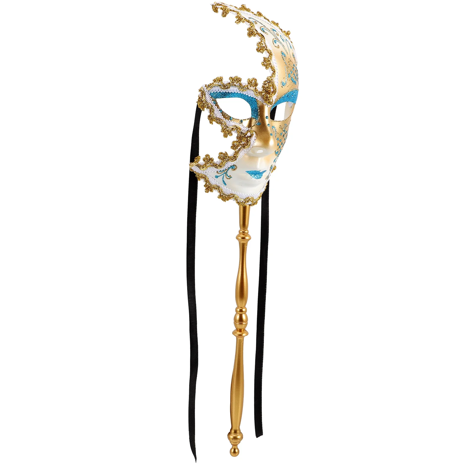 Venetian Masquerade Mask Half Face Masks Plastic Lightweight Stick Halloween Party Decor Costume Accessory Gift Idea
Venetian Masquerade Mask Half Face Masks Plastic Lightweight Stick Halloween Party Decor Costume Accessory Gift Idea